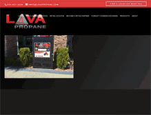 Tablet Screenshot of lavapropane.com